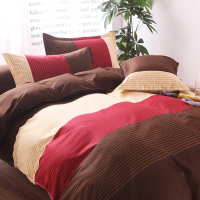 3 STKS Beddengoed Sets Streep Stijl Dekbedovertrek Kussensloop Voor Queen Size