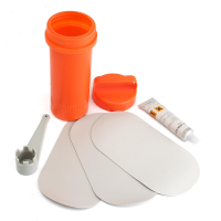 3 Stks pvc ellips pleisters lijmsleutel container voor opblaasbare boot reparatie kit