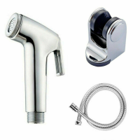 3 Stks / set handheld toilet bidet douche sproeier doucheslang beugel badkamer