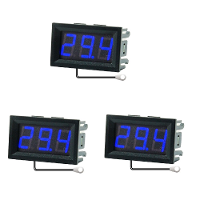 3 Stuks 0,56 inch Mini digitaal LCD binnenshuis handige temperatuursensor meter monitor thermometer met 1M kabel  50 120