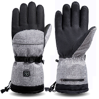 3 Versnellings Temperatuurregeling Motorhandschoenen voor Motorrijden + 5000mAh Batterijen Winter Verwarmde Handschoenen
