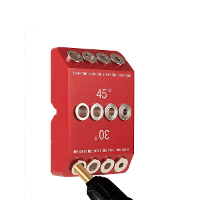 30 45 90 Woodworking Degree Boor Gids Hoek Boor Gids Jig met 4 Maten Boor Bits voor Schuine en Rechte Gat Aluminiumleger