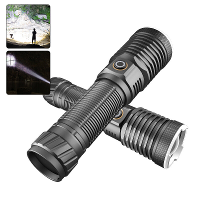 30W LED langeafstandszaklamp / XHP50 800LM Telescop Zoom Sterk licht Tybe C USB oplaadbare LED zaklamp