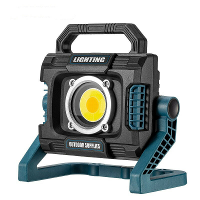 30W Professionele Draagbare COB Spotlight Super Heldere Werklamp USB Oplaadbaar Voor Buitenshuis Kamperen Gazon Lamp