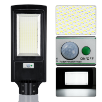 3500W 462/936 LED straatlantaarn op zonne energie PIR Bewegingssensor Wandlamp buiten + afstandsbediening