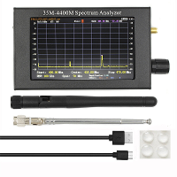 35M 4400MHz Spectrum Analyzer 4.3 Inch LCD TFT Scherm Handheld Eenvoudige Spectrum Analyzer Meting van Interfoon Signaal