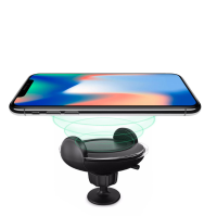 360 Degree Draadloze Car Mount Lader Dock Air Vent Mount Holder voor iPhone 8 Plus X