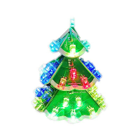 3D Kleurrijke Driedimensionale Kerstboom Onderdelen Muziek/bluetooth DIY Elektronische Kit