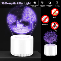3D Mosquito Killer Light voor gebruik binnenshuis USB voeding Geen straling Veilig voor baby