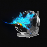 3D ventilator hologramprojector afstandbediening ondersteunt afbeeldingen en video's voor plaatsing op bureaus, restaura