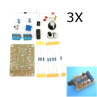 3Pcs DC12 DIY ICL8038 Functie Signaal Generator Kit Sine Triangle Square Wave Signaal