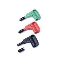 3PCS Magnetische Hoofd Stekkerblok met 4mm Banaanstekker voor Snelle Solder vrije Verbinding Hoge Duurzaamheid CAT III 1