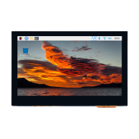 4,3 Inch QLED display capacitief touchscreen MIPI DSI interface 800 × 480 voor Raspberry Pi 4B / 3B + / 3A + / 3B