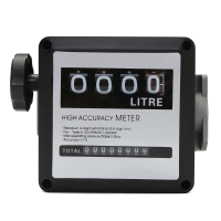 4 Digitale Diesel FM 120 Benzine Brandstof Benzinestromingsmeter Counter Gauge 20 120L / Min voor tanken