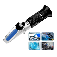 4 In 1 Auto Automotive refractometer Koelvloeistof Testapparaat voor Antivries Batterijvloeistof Glas Vriespunt Water Ko