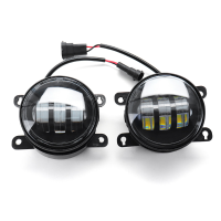 4 Inch COB LED dagrijverlichting DRL Mistlamp Dual Kleur voor Voord F150/Honda / Nissan / Subaru / Acura