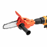 4 Inch Draagbare Conversie Kop Kits Elektrische Boor naar Elektrische Kettingzaag Adapter Bijlage Houtbewerking Snoeiger
