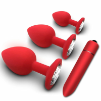 4 Stks Soft Siliconen Anale Butt Plug Prostaat Massager Volwassen Homo Producten Anale Plug Mini Erotische Bullet Vibrat