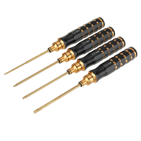 4 Stuks 1.5/2.0/2.5/3.0Mm Titanium Legering Inbussleutel Gereedschapsset voor RC FPV Drone