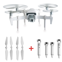 4 Stuks Spare Propellers Met 4 Stuks Schokdemper Landingsgestel Verlengd Verhoog Been Statief Voor FIMI X8SE 2020 /X8SE