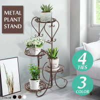 4 Tier Plant staat voor Indoor Outdoor Plants Bloempot Houder Plank Metalen Planter Display Rekeenheid