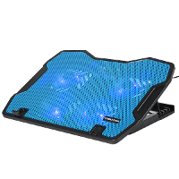4 Ventilator Verstelbare Laptopkoelpad Koeler Draagbare Stand Voor 14 17inch Laptop