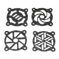 40*40MM RC Auto ESC Koelventilator Carbon Fiber Ventilator Beveiligingshoes Onderdelen RZ002