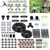 40 M DIY Tuin Watering Irrigatie Kit Bloei Gazon Druppelirrigatie Spinkler Kas Planten