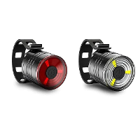 400Lm LED Achterfietslicht Veiligheidsachterlicht Waterdicht Professioneel Natuurlijk Wit Fietslicht Verstelbare Knop Ba