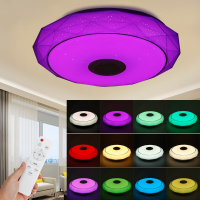 40CM bluetooth WiFi APP LED plafondlamp RGB muziekluidspreker Dimbare lamp + afstandsbediening