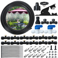 44 STUKS 15FT Misting Koelsysteem PE Spray Watersysteem voor Tuin Landschapsarchitectuur Kas