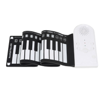 49 Toetsen Handgerold draagbaar opvouwbaar elektrisch pianotoetsenbord Toetsenbord voor beginners en kinderen