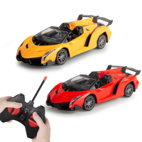 4CH Afstandsbediening Auto RC Auto 1/18 Schaal Elektrische Sport Racing Hobby Speelgoed Drift Auto Voertuig met Licht Ki