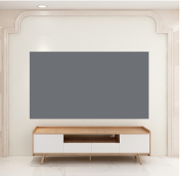 4K High Definition Projectiescherm 60 inch 16:9 Metaalmateriaal Opvouwbaar Antiverlichtingsgordijn Eenvoudig Home Projec