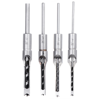 4PCS 6.35/7.94/9.5/12.7Mm Houtbewerking Vierkante Gat Boorbeitel voor het Uithakken