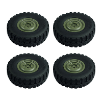 4PCS LDR/C LDP06 1/12 Unimog RC Auto Reservebanden Wielen L0049G L0049Y Voertuigen Modellen Onderdelen Accessoires