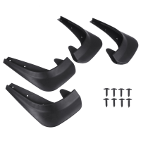 4PCS Spatlappen Splash Guards Spatborden Buigbaar Fender Universeel voor autos