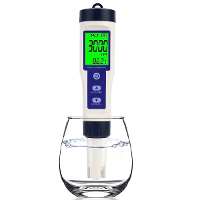 5 In 1 Zwembad Zout Tester Digitale Saliniteitsmeter Hoge Nauwkeurigheid IP67 Waterdicht met PPM PPT % Display Auto Off