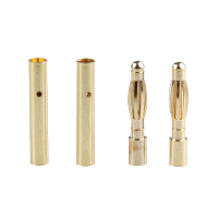 5 Paren 2mm Banaanstekker Verguld Koper Borstelloze Motor Kogelconnector Voor ESC Batterij