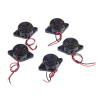5 Stks SFM 27 Elektronische Zoemer Piep Alarm Hoge decibel 3 24 V 12 V Alarm Continue Piep 95DB 12 V Zoemer DIY