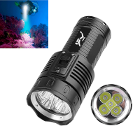 5*T40 LED Hoge Lumen Duikzaklamp Professioneel Waterdicht en Lang Uithoudingsvermogen Duikfakkel