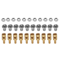 50 Stks 2.1 Mm Verstelbare Pushrod Connectoren Verbindingsstoppers voor RC vliegtuig