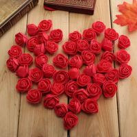 50 Stuks 2.5Cm Kunstmatige rozen PE Foam Rose Bloem Wedding Party Home Decoratie Valentijnsdag Fake Flowers