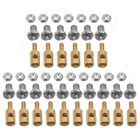 50 Stuks 3.1Mm Verstelbare Duwstaaf Aansluitingen Linkage Stoppers voor RC Vliegtuig