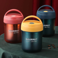 500 Ml 304 Rvs Voedsel Thermische Pot Geïsoleerde Soep Thermos Container Mini Lunchbox Drinkbeker Bento Lunchbox Kids Vo