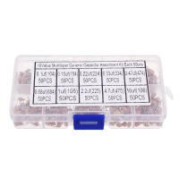 500 Stks 10 Waarden Elke 50 0.1UF 10uF (104 ~ 106) 50V Meerlagige keramische condensator Assortiment Kit Assortiment Set
