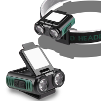 500LM 200M Portable XPG COB Headlight Rechargeable LED Sensor Cap Clip Light Outdoor Camping Work Light Waterproof Fishi