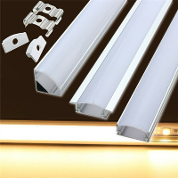 50Cm U/YW/V Stijl Aluminium Profiel Houder Voor LED Strip Bar Onder Kastverlichting