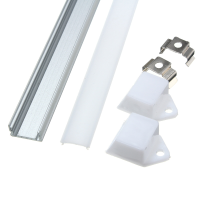 50CM XH 008 U Style Aluminium Kanaalhouder voor LED Strip Lichtbalk Onder Kastlamp Verlichting