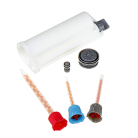 50Ml 10: 1 AB Lijmbuis Dual Lijmpatroon Puntige platte schroefkop Mengbuis voor industriële lijmapplicator